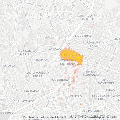 06220 Mapa de calor de densidad empresarial