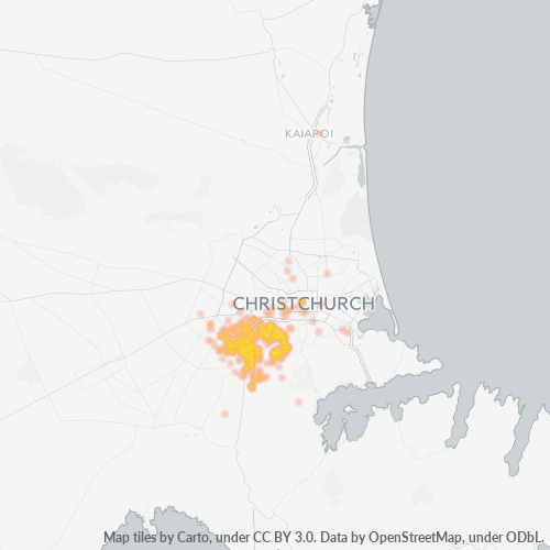 8025 Business Density Heatmap