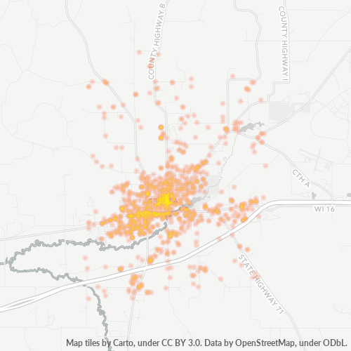 54656 Business Density Heatmap