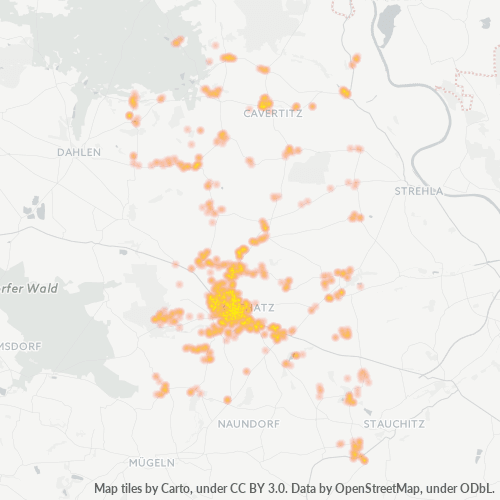 Heatmap für plz 04758