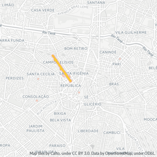 01203-000 Mapa de calor de densidad empresarial