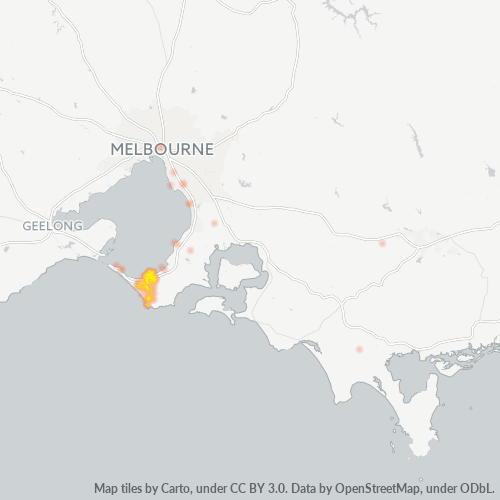 3939 Business Density Heatmap