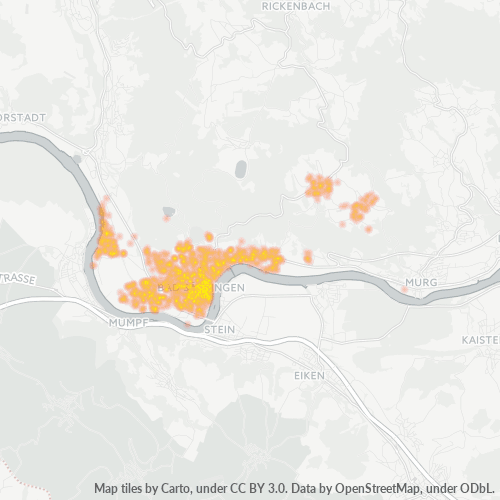 Heatmap für plz 79713