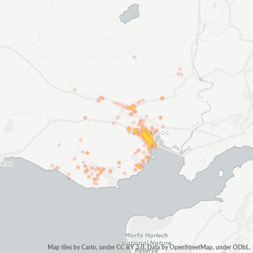 LL49 Business Density Heatmap