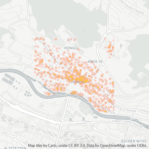 8049 Standortdichte-Heatmap