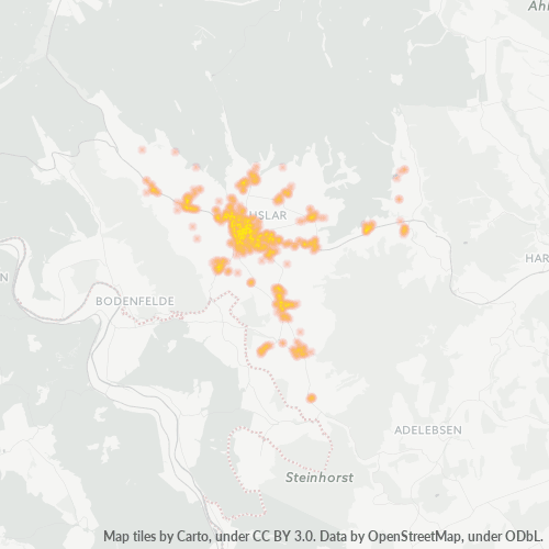Heatmap für plz 37170