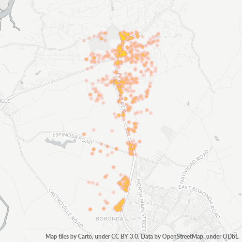 93907 Business Density Heatmap
