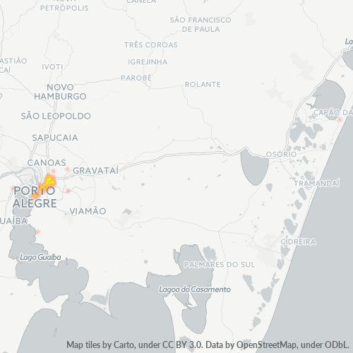 90200-000 Mapa de calor de densidad empresarial