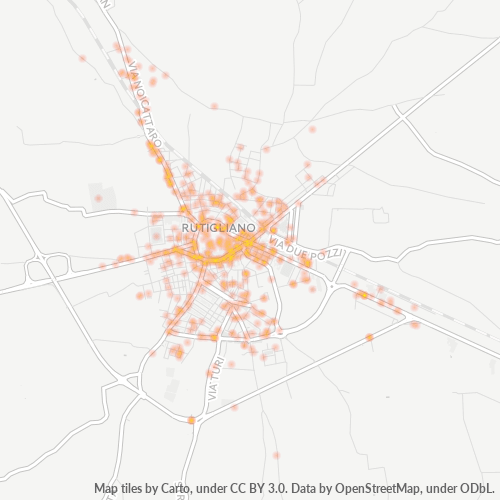 Mappa di calore per cap 70018