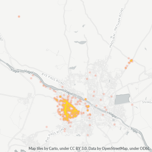 625010 Business Density Heatmap