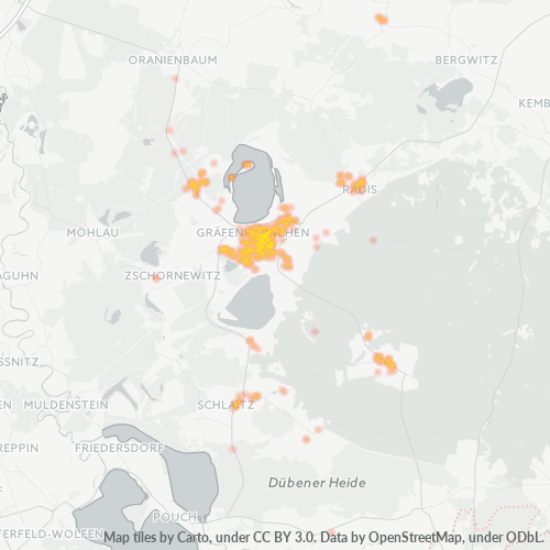 Heatmap für plz 06773