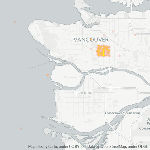V5W Business Density Heatmap