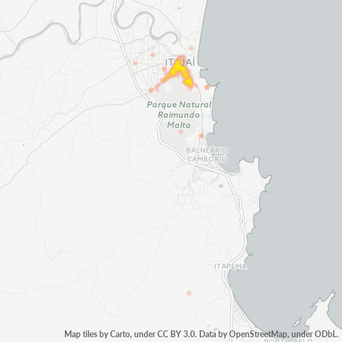 88302-000 Heatmap de Densidade da Empresa