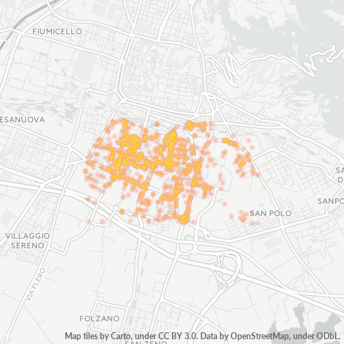 Mappa di calore per cap 25124