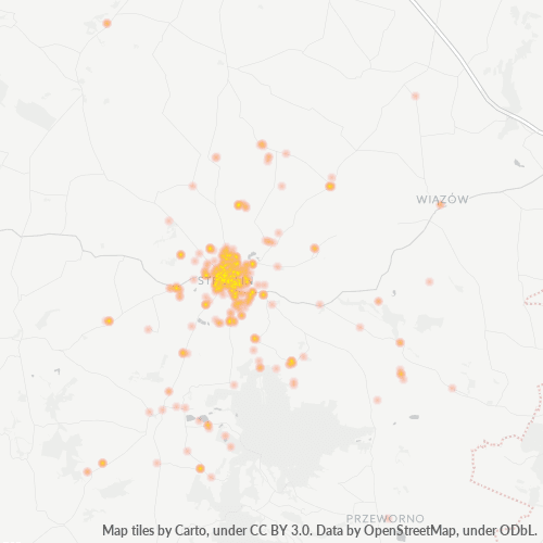 57-100 Mapa intensywności działalności gospodarczej