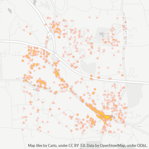 14564 Business Density Heatmap
