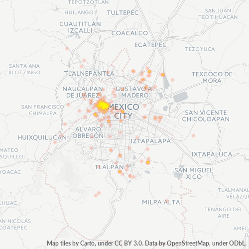 11320 Mapa de calor de densidad empresarial