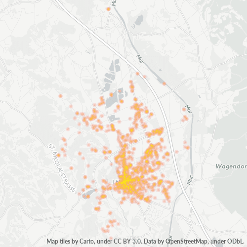 Heatmap für postleitzahl 8430
