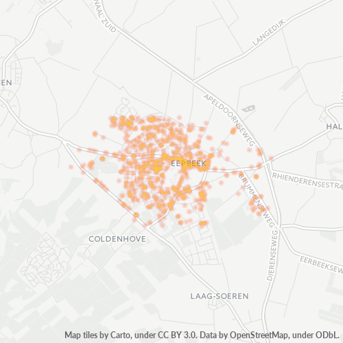 6961 Heatmap Bedrijfsdichtheid