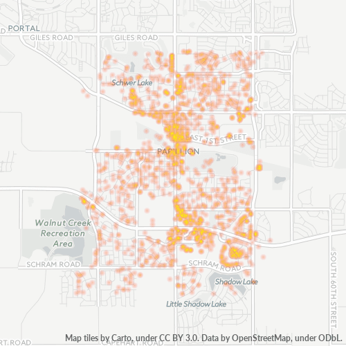 68046 Business Density Heatmap