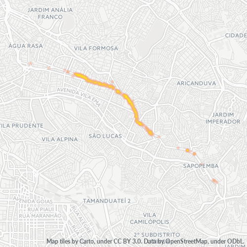 03374-000 Heatmap de Densidade da Empresa