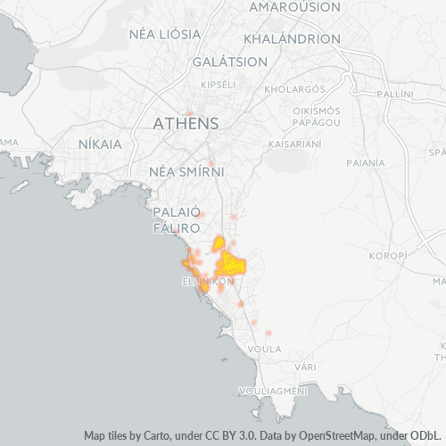 167 77 Χάρτης θερμότητας πυκνότητας επιχείρησης