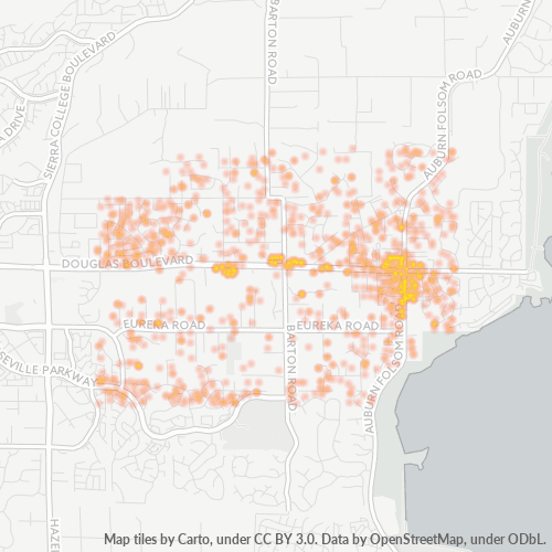 95746 Business Density Heatmap