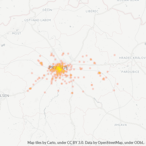 101 00 Mapa hustoty obchodu