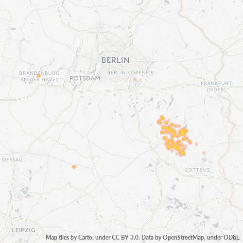 Heatmap für plz 15913
