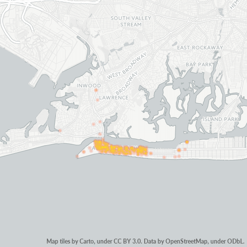 11509 Business Density Heatmap
