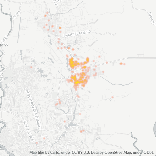 1229 ব্যবসার ঘনত্ব হিটম্যাপ