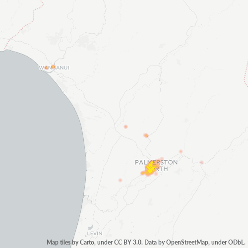 4412 Business Density Heatmap