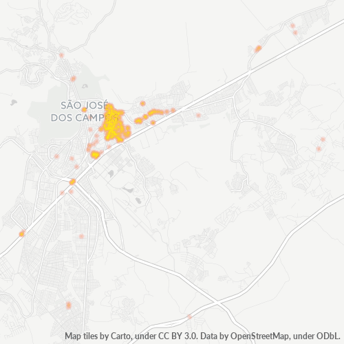 12215-000 Mapa de calor de densidad empresarial