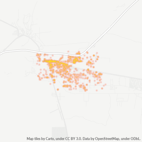 89408 Business Density Heatmap