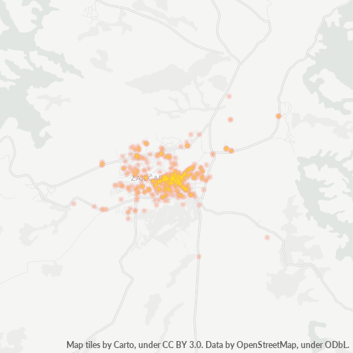 19000 Karta gustine preduzeća