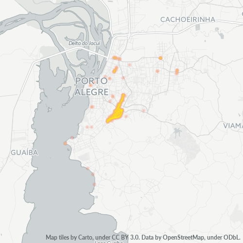 90680-000 Mapa de calor de densidad empresarial