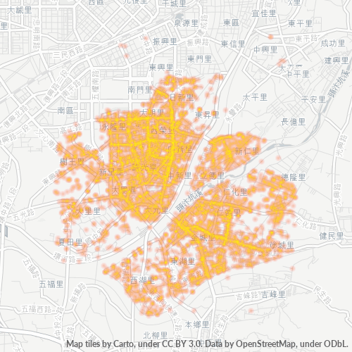 412 商業密度熱圖