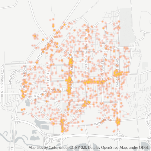 38127 Business Density Heatmap