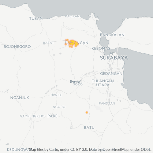 62218 Peta Panas Densitas Bisnis