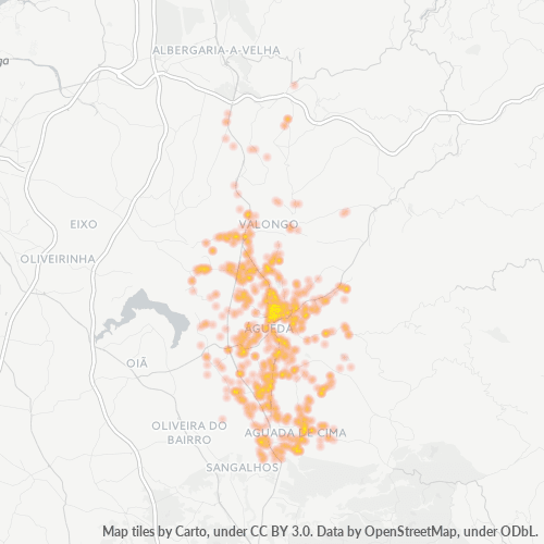 3750 Heatmap de Densidade da Empresa