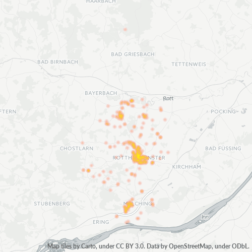 Heatmap für plz 94094