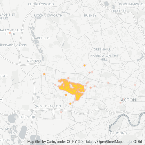 UB4 Business Density Heatmap