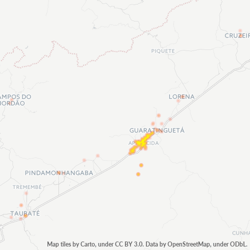 12570-000 Heatmap de Densidade da Empresa