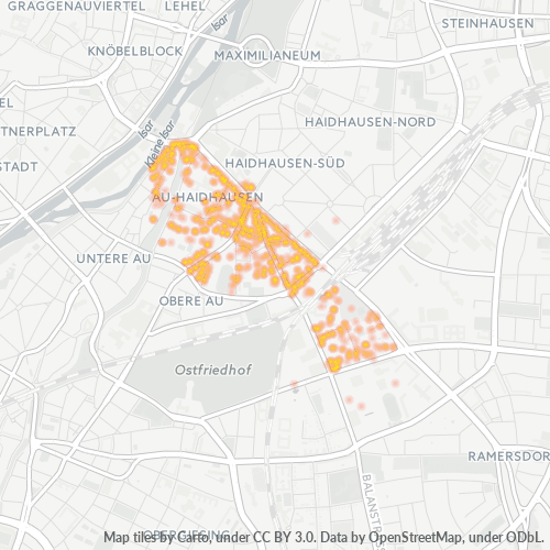 Heatmap für plz 81669