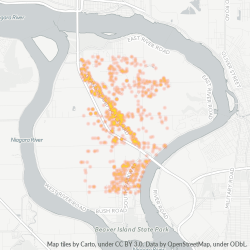 14072 Business Density Heatmap