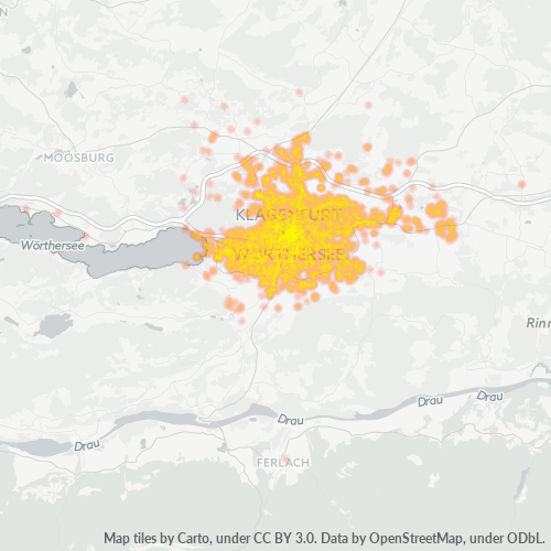 9020 Standortdichte-Heatmap