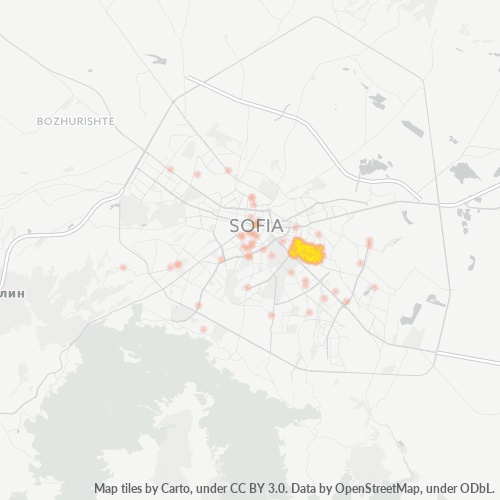 1111 Топлинна карта на бизнеса
