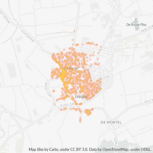 5421 Heatmap Bedrijfsdichtheid
