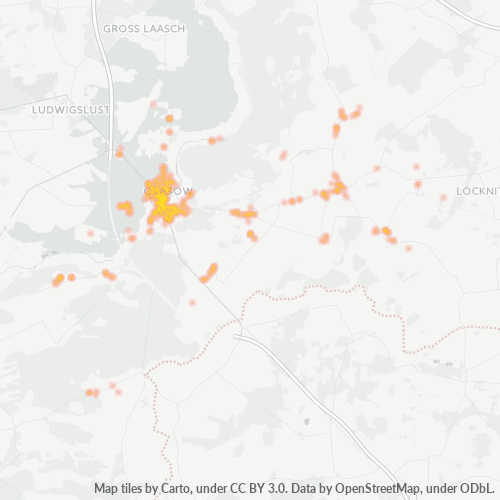 Heatmap für plz 19300