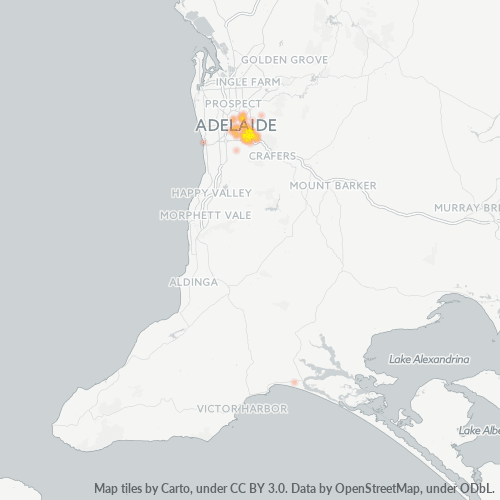5064 Business Density Heatmap